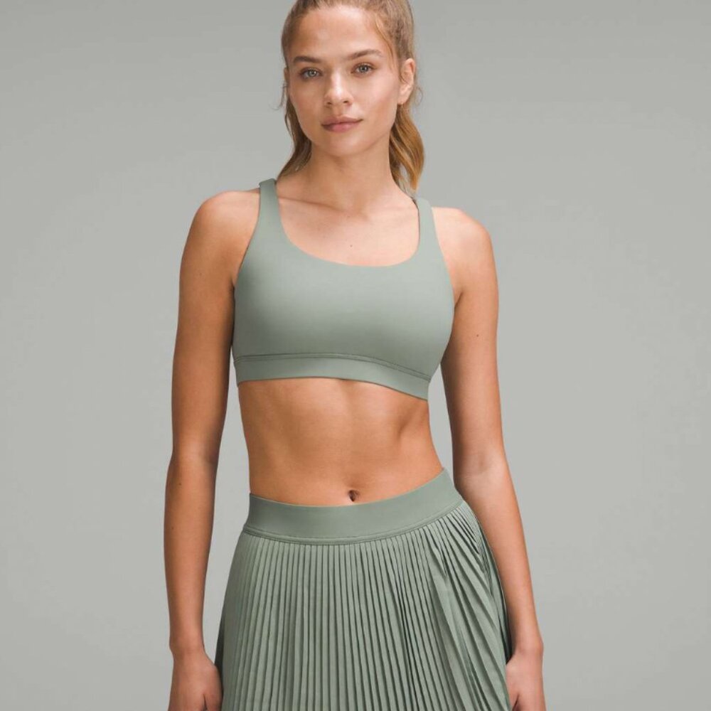 Lululemon Energy Bra *Medium Support, B–D Cups *Grey Eucalyptus